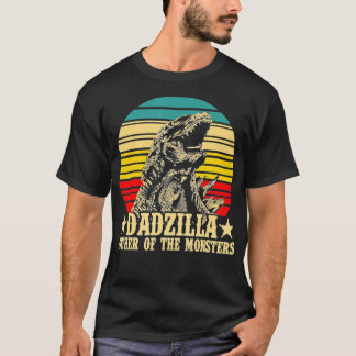 Retro Vintage Dadzilla Father Of The Monsters  T-Shirt