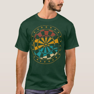 Retro Vintage Darts Gift For Dartplayers T-Shirt