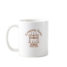 Retro Vintage Diner Love Table Brown Icon