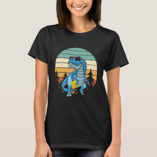 Retro Vintage Dinosaur Rex Bean Bag Toss Cornhole T-Shirt