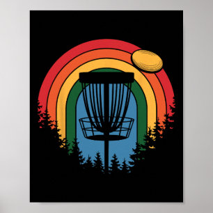 Retro Vintage Disc Golf _2 Poster