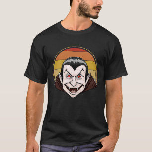 Retro Vintage Dracula Vampire Halloween Costume T-Shirt