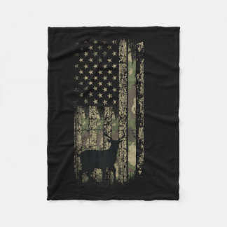 Retro Vintage Drummer 70s 80s Distressed Drum Stic Fleece Blanket