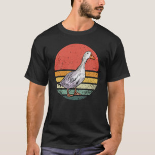 Retro Vintage Duck Ducks Geese Women Men T-Shirt