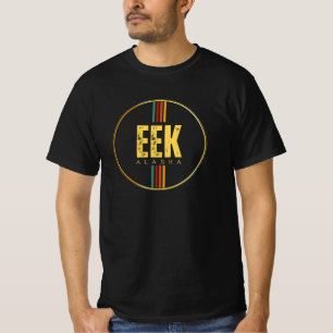 Retro vintage Eek City Alaska State AK Groovy 70s T-Shirt