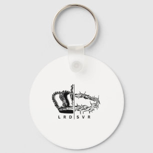 Retro Vintage Faith Jesus Christian Lord And Savio Keychain