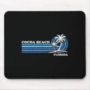 Retro Vintage Family Vacation Florida Cocoa Beach Mouse Pad