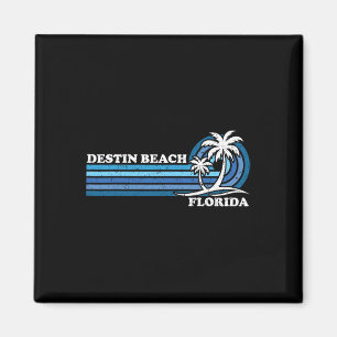 Retro Vintage Family Vacation Florida Destin Beach Magnet