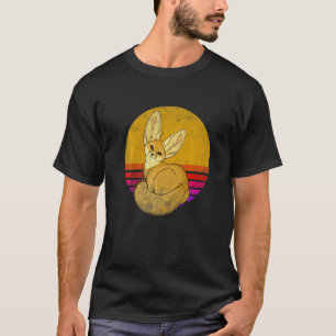 Retro Vintage Fennec Fox Cute Foxes T-Shirt