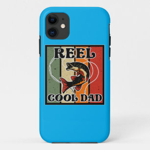 Retro Vintage Fishing Reel Cool Dad Fishing Lover iPhone 11 Case