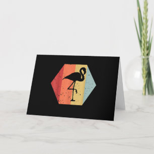 Retro Vintage Flamingo Cute Flamingo Lover Thank You Card