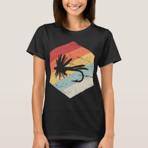 Retro Vintage Fly Flishing Lure T-Shirt