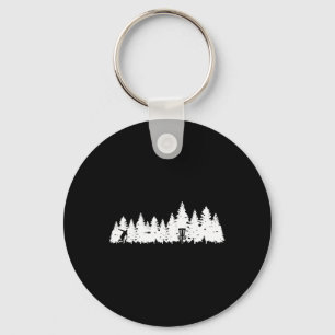 Retro Vintage Frisbee Golf Player Disc Golf 1 Keychain