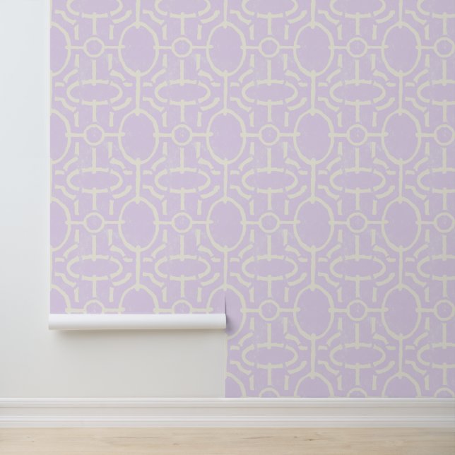 Retro vintage geometric boho pattern wallpaper (Application)