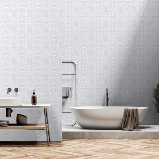 Retro vintage geometric boho pattern wallpaper