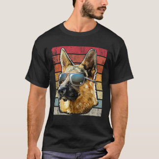 Retro Vintage German Shepherd German Shepherd Dog  T-Shirt