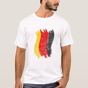 Retro Vintage Germany Flag National Pride German 2 T-Shirt