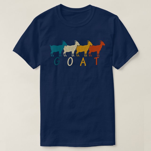 Retro vintage Goat Tee  Animal Goats Lover Gifts  (Design Front)