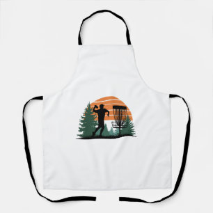 Retro Vintage Golf Disk Playing Apron