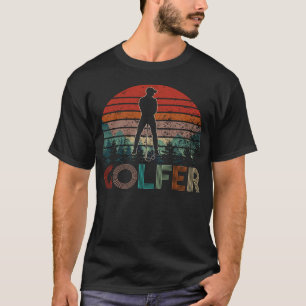 Retro vintage golfer  T-Shirt
