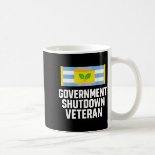 Retro Vintage Government Shutdown Veteran  Coffee Mug