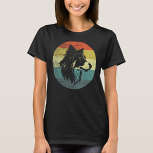 Retro Vintage Graphic Collie Dog T-Shirt