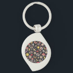 Retro Vintage Grunge Sunshine Bliss Keychain<br><div class="desc">vintage grunge happy sun flower,  distressed retro yellow daisy face,  edgy floral street wear design,  aesthetic weathered smiling sunshine art,  textured boho radiant petal graphic,  muted gold urban punk bloom,  cracked paint joyful summer vibe,  classic rocker bright solar motif,  faded denim organic power symbol,  rough edge cheerful glow badge</div>