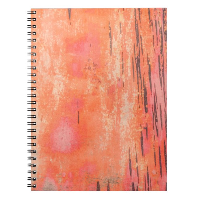 Retro vintage grunge textureabstract, art, home de notebook (Front)