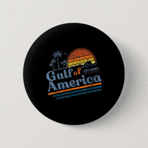 Retro Vintage Gulf Of Us America 2025 American Fla 2 Inch Round Button