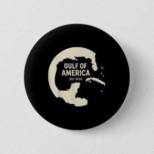Retro Vintage Gulf Of Us America 2025 American Fla 2 Inch Round Button