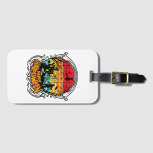 Retro Vintage Halloween - Vintage Halloween Luggage Tag