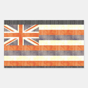 Retro Vintage Hawaii Flag Sticker