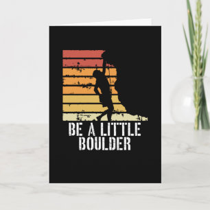 Retro vintage hiking card