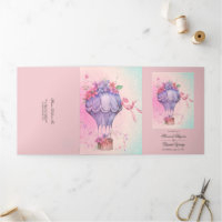 Retro Vintage Hot-Air Balloon Wedding 
