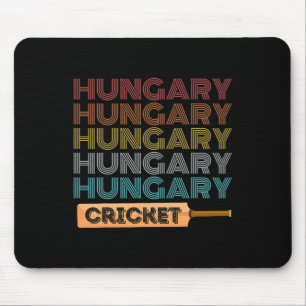 Retro Vintage Hungary Cricket  Mouse Pad