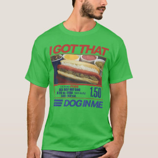 Retro Vintage I Gothat Dog In Me Funny Hotdog Men  T-Shirt