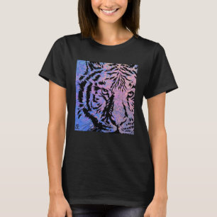 Retro vintage Japanese aesthetics tiger face wild T-Shirt