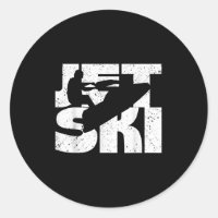 Retro Vintage Jet Ski Water Sports Watercraft Skii