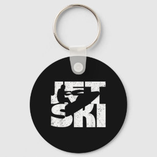 Retro Vintage Jet Ski Water Sports Watercraft Skii Keychain
