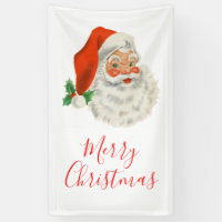 Retro Vintage Jolly Santa Claus Christmas