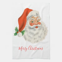 Retro Vintage Jolly Santa Claus Christmas