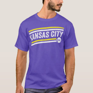 Retro Vintage KC Touchdown American Cool Sport Lo T-Shirt