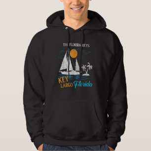 Retro Vintage Key Largo Family Vacation Matching F Hoodie