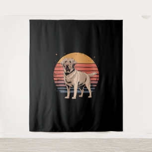 Retro Vintage Labrador Retriever Dog Lover Gifts Tapestry