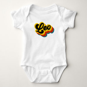 Retro Vintage Leo Baby Bodysuit