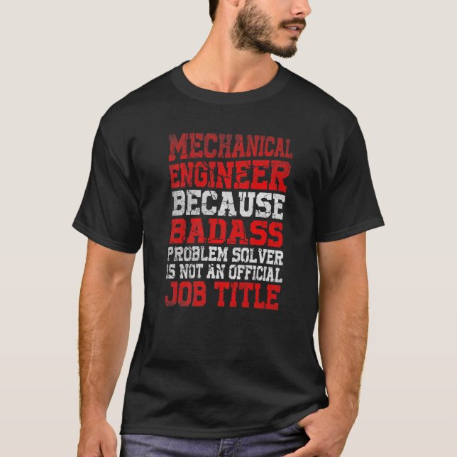 Retro Vintage Mechanical Engineer Engineering  1 T-Shirt (Front)
