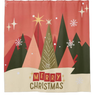 Retro/Vintage Merry Christmas tree