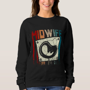 Retro Vintage Midwife Sweatshirt