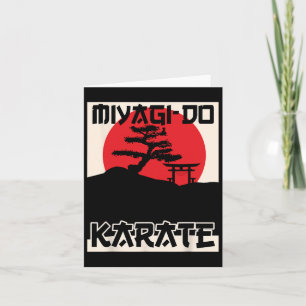 Retro Vintage Miyagi-do Karate Life Bonsai Tree Ma Card