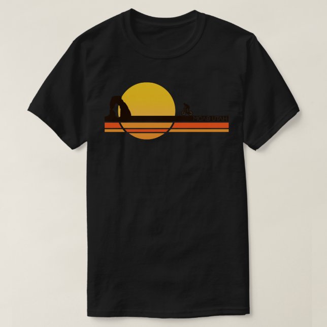 Retro Vintage Moab Utah T-Shirt (Design Front)